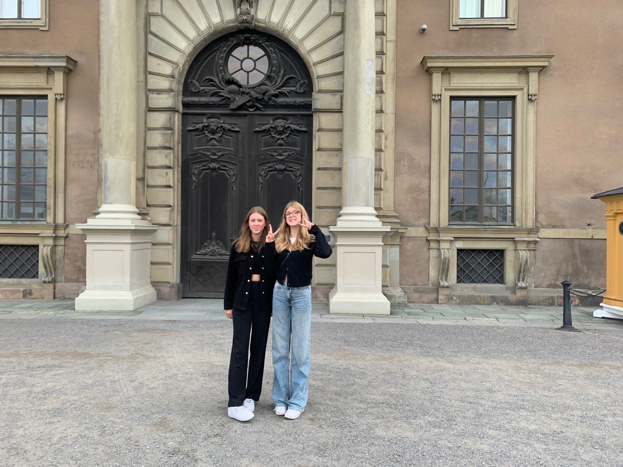 Victoria's dauthers visiting Stockholm